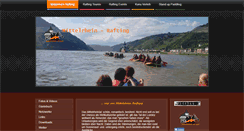 Desktop Screenshot of mittelrhein-rafting.de