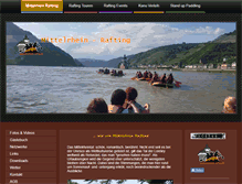 Tablet Screenshot of mittelrhein-rafting.de